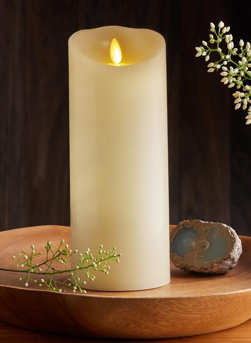 Trentor شمعة بدون لهب - شمعة LED - شمعة تعمل بالبطارية 10x42.5 سم - Image 1